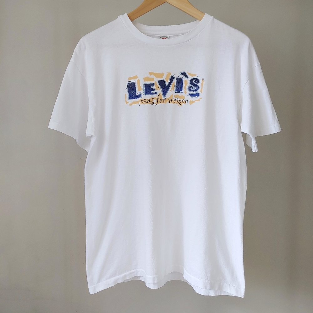 Vintage Levi's Single Stitch Graphic Tee Medium Made in USA